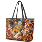 Perth Scorchers NAIDOC Week 2026 Leather Tote Bag Aboriginal Indigenous - 50 Years of Deadly