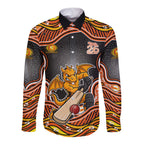 Perth Scorchers NAIDOC Week 2026 Long Sleeve Button Shirt Aboriginal Indigenous - 50 Years of Deadly
