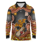 Perth Scorchers NAIDOC Week 2026 Long Sleeve Polo Shirt Aboriginal Indigenous - 50 Years of Deadly