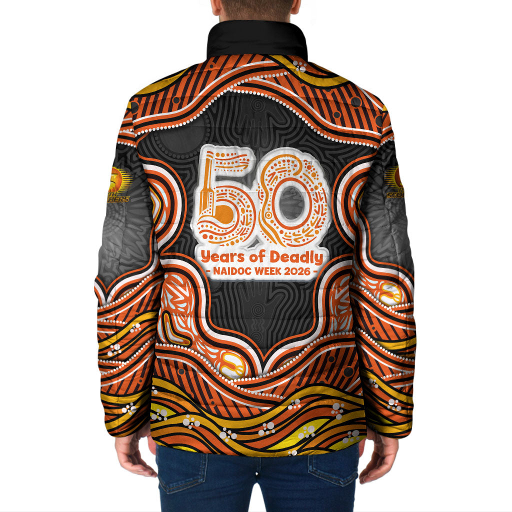 Perth Scorchers NAIDOC Week 2026 Padded Jacket Aboriginal Indigenous - 50 Years of Deadly