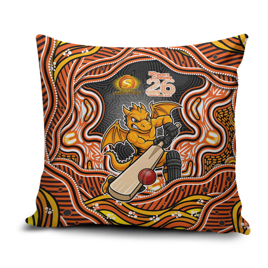 Perth Scorchers NAIDOC Week 2026 Pillow Cover Aboriginal Indigenous - 50 Years of Deadly
