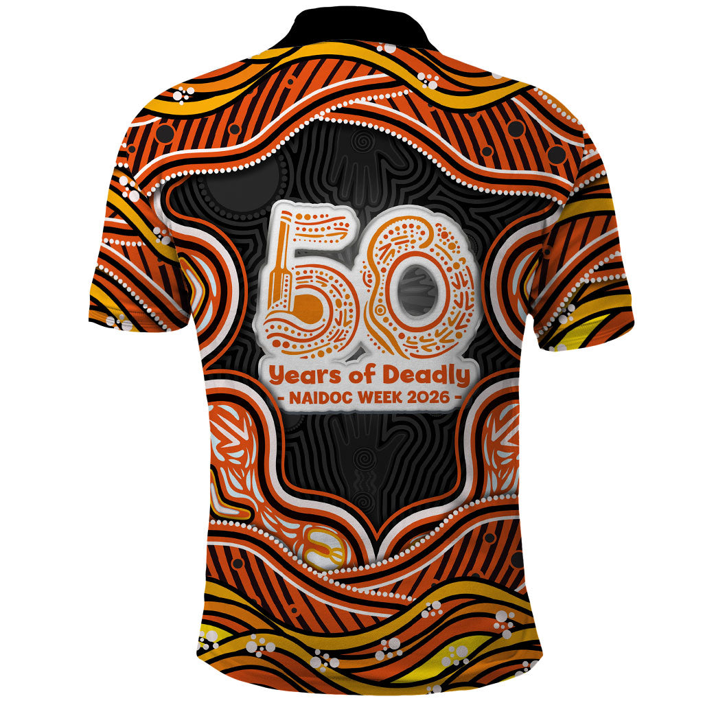 Perth Scorchers NAIDOC Week 2026 Polo Shirt Aboriginal Indigenous - 50 Years of Deadly
