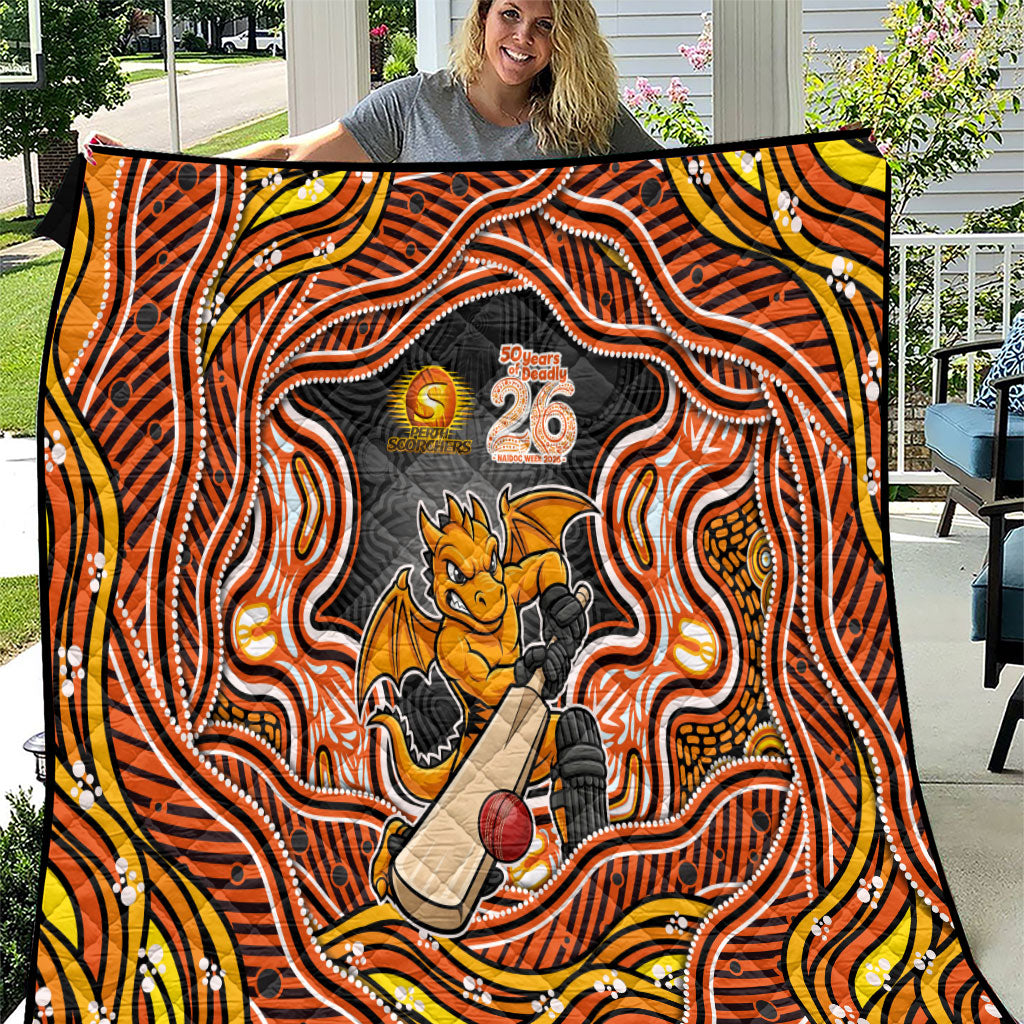 Perth Scorchers NAIDOC Week 2026 Quilt Aboriginal Indigenous - 50 Years of Deadly