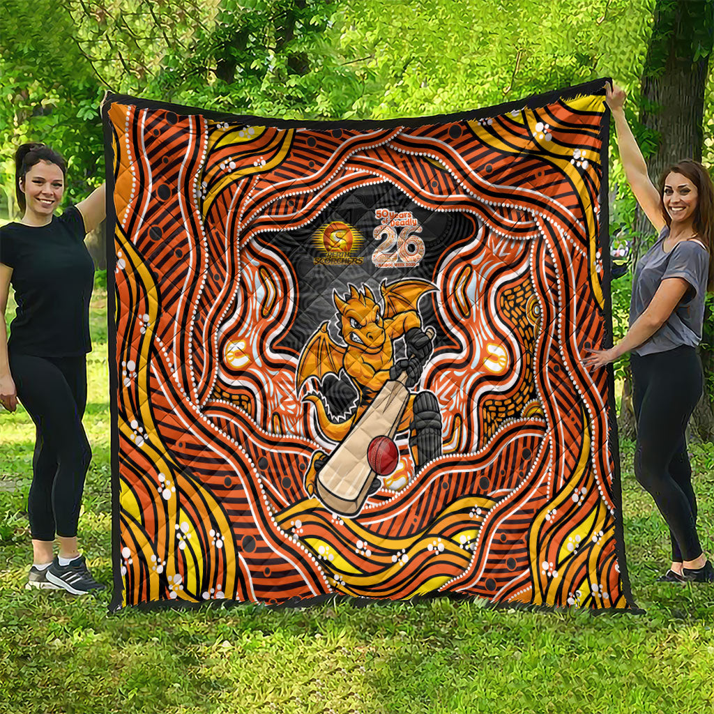 Perth Scorchers NAIDOC Week 2026 Quilt Aboriginal Indigenous - 50 Years of Deadly