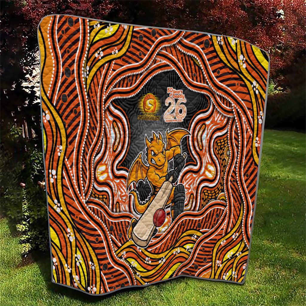 Perth Scorchers NAIDOC Week 2026 Quilt Aboriginal Indigenous - 50 Years of Deadly
