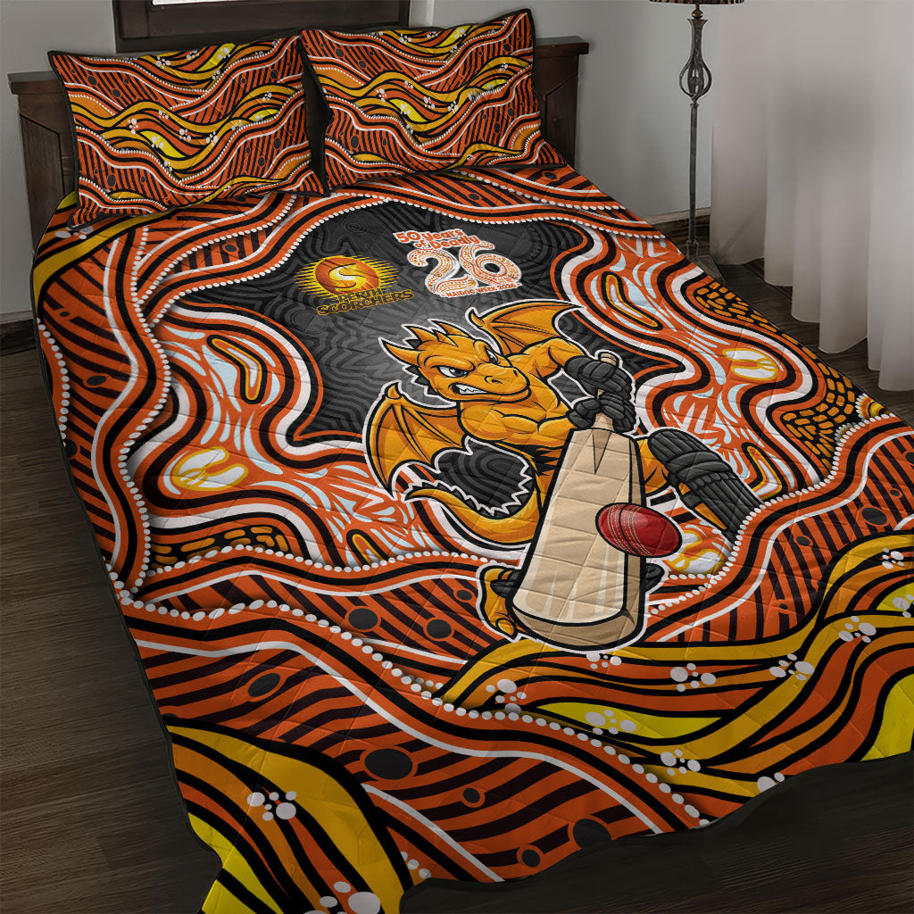 Perth Scorchers NAIDOC Week 2026 Quilt Bed Set Aboriginal Indigenous - 50 Years of Deadly