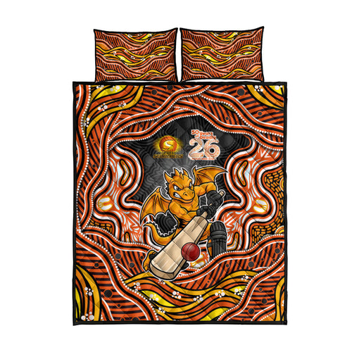 Perth Scorchers NAIDOC Week 2026 Quilt Bed Set Aboriginal Indigenous - 50 Years of Deadly