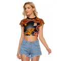 Perth Scorchers NAIDOC Week 2026 Raglan Cropped T Shirt Aboriginal Indigenous - 50 Years of Deadly