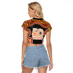 Perth Scorchers NAIDOC Week 2026 Raglan Cropped T Shirt Aboriginal Indigenous - 50 Years of Deadly