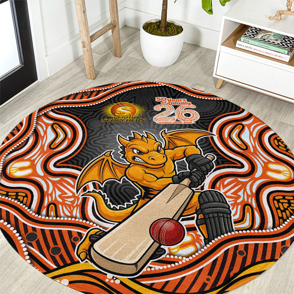 Perth Scorchers NAIDOC Week 2026 Round Carpet Aboriginal Indigenous - 50 Years of Deadly