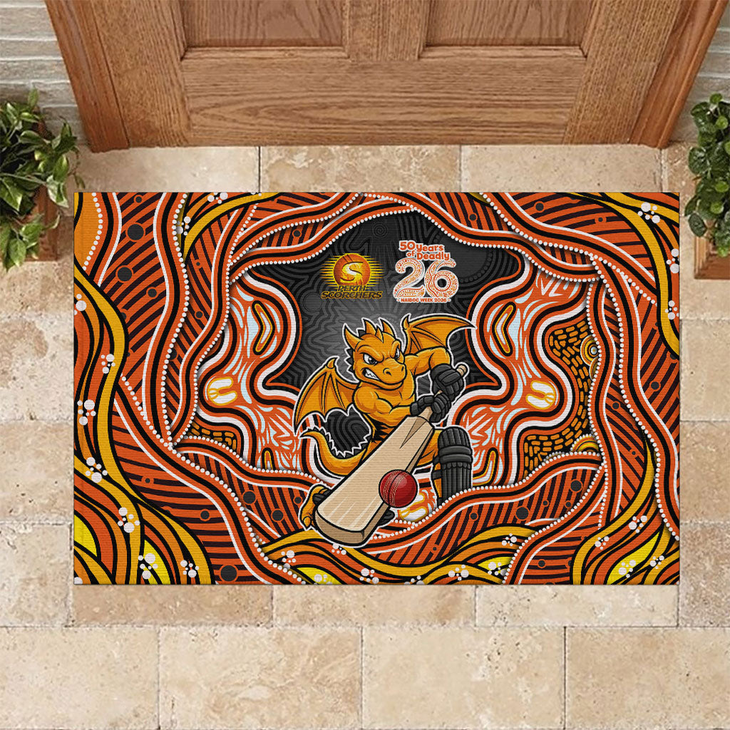 Perth Scorchers NAIDOC Week 2026 Rubber Doormat Aboriginal Indigenous - 50 Years of Deadly