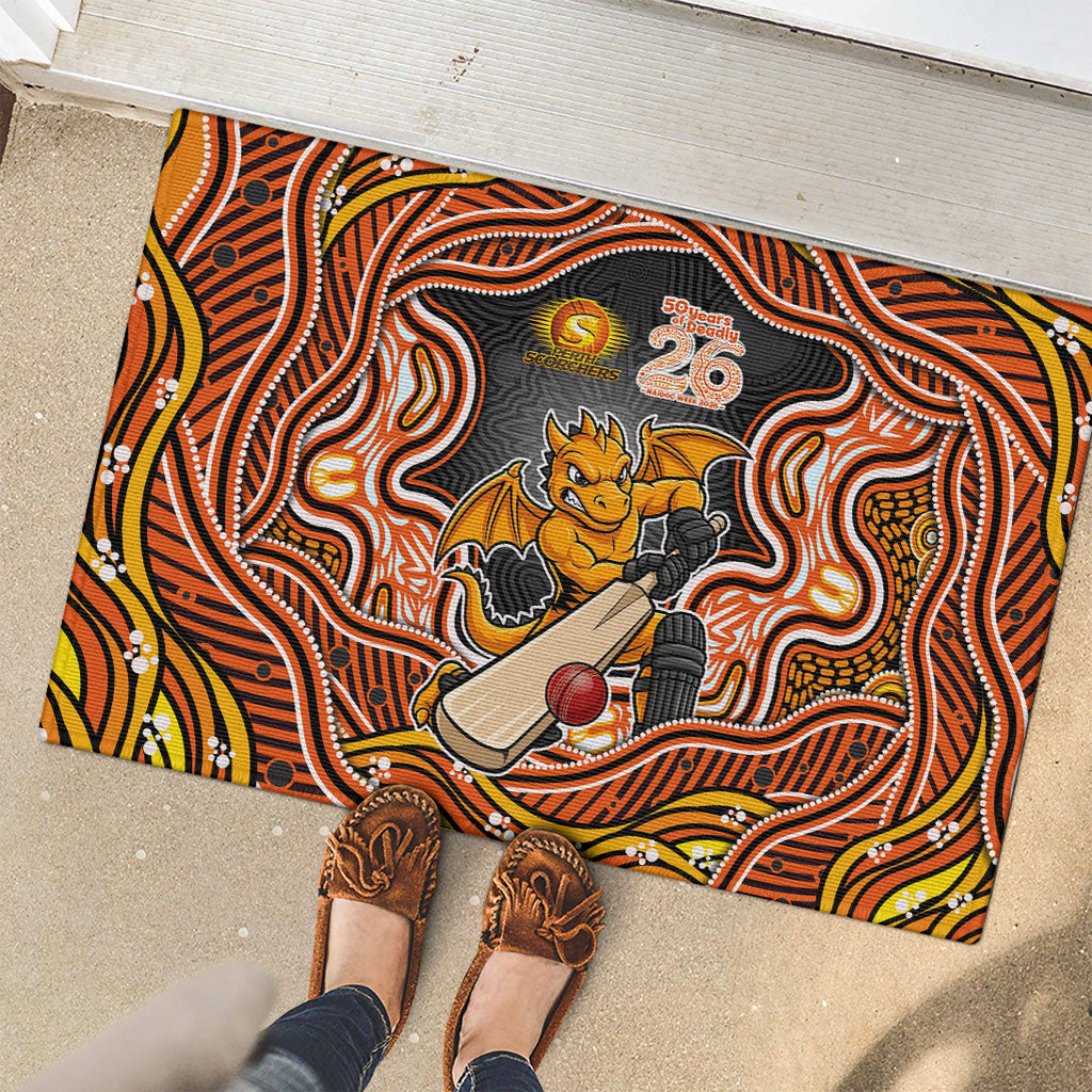 Perth Scorchers NAIDOC Week 2026 Rubber Doormat Aboriginal Indigenous - 50 Years of Deadly