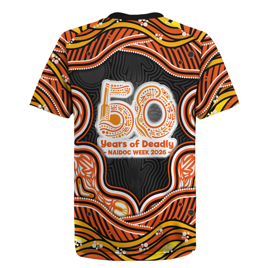 Perth Scorchers NAIDOC Week 2026 Rugby Jersey Aboriginal Indigenous - 50 Years of Deadly