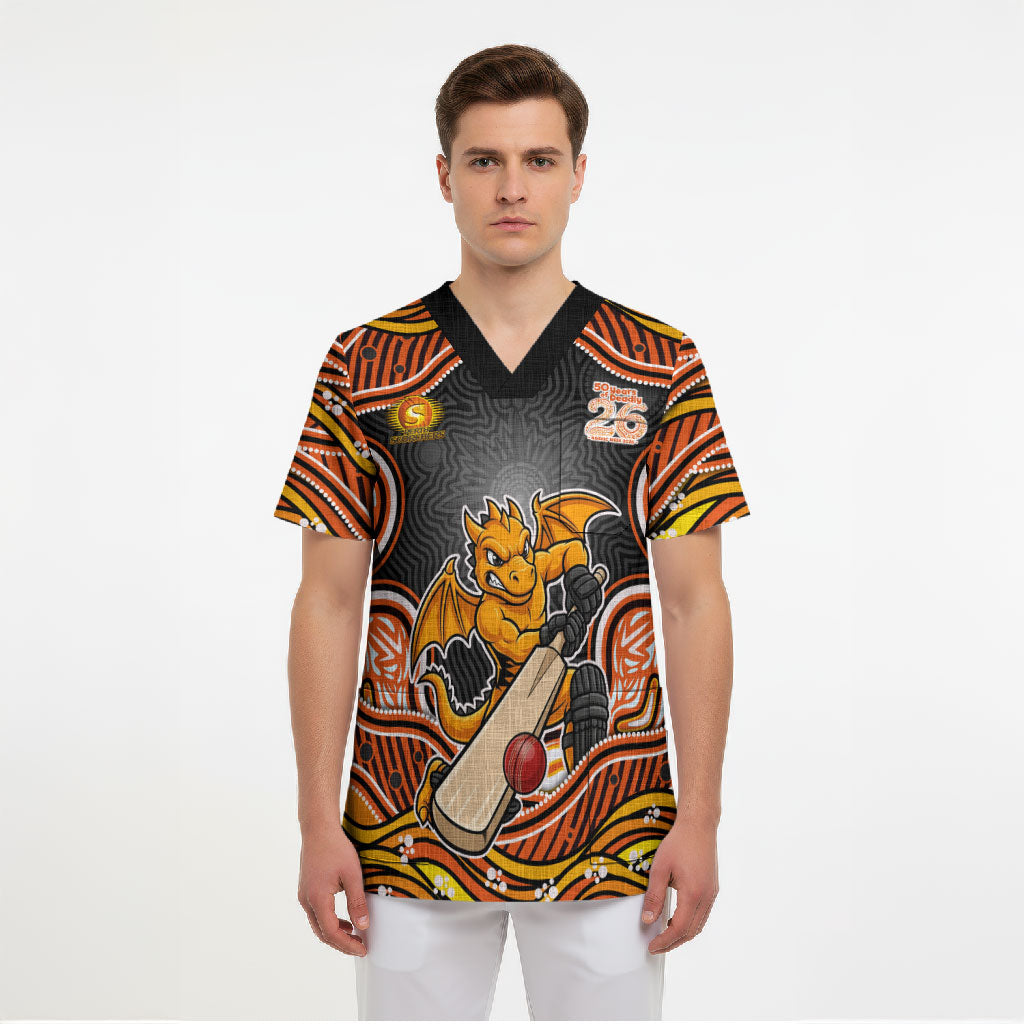 Perth Scorchers NAIDOC Week 2026 Scrub Top Aboriginal Indigenous - 50 Years of Deadly
