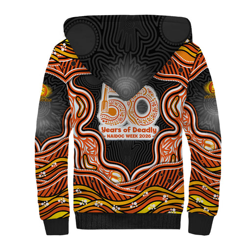 Perth Scorchers NAIDOC Week 2026 Sherpa Hoodie Aboriginal Indigenous - 50 Years of Deadly