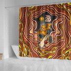 Perth Scorchers NAIDOC Week 2026 Shower Curtain Aboriginal Indigenous - 50 Years of Deadly