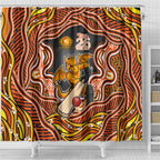 Perth Scorchers NAIDOC Week 2026 Shower Curtain Aboriginal Indigenous - 50 Years of Deadly