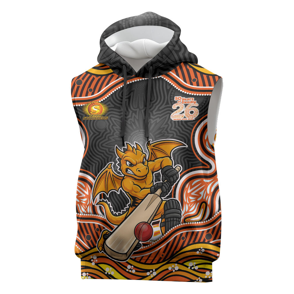 Perth Scorchers NAIDOC Week 2026 Sleeveless Hoodie Aboriginal Indigenous - 50 Years of Deadly