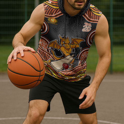 Perth Scorchers NAIDOC Week 2026 Sleeveless Hoodie Aboriginal Indigenous - 50 Years of Deadly