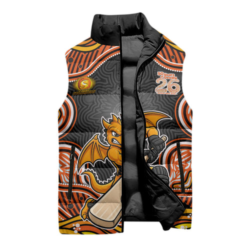Perth Scorchers NAIDOC Week 2026 Sleeveless Puffer Jacket Aboriginal Indigenous - 50 Years of Deadly