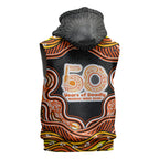 Perth Scorchers NAIDOC Week 2026 Sleeveless Zip Hoodie Aboriginal Indigenous - 50 Years of Deadly
