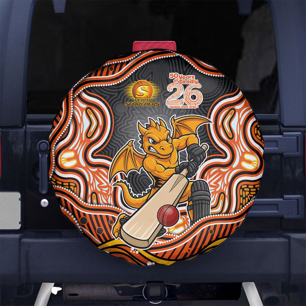 Perth Scorchers NAIDOC Week 2026 Spare Tire Cover Aboriginal Indigenous - 50 Years of Deadly