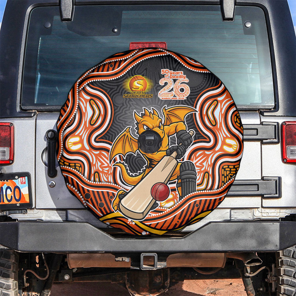 Perth Scorchers NAIDOC Week 2026 Spare Tire Cover Aboriginal Indigenous - 50 Years of Deadly