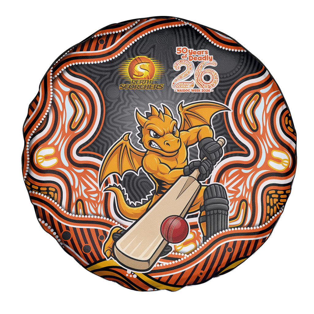 Perth Scorchers NAIDOC Week 2026 Spare Tire Cover Aboriginal Indigenous - 50 Years of Deadly
