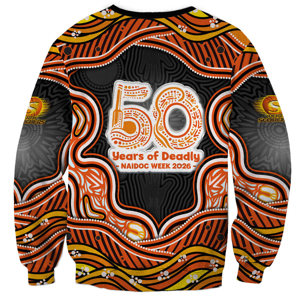 Perth Scorchers NAIDOC Week 2026 Sweatshirt Aboriginal Indigenous - 50 Years of Deadly