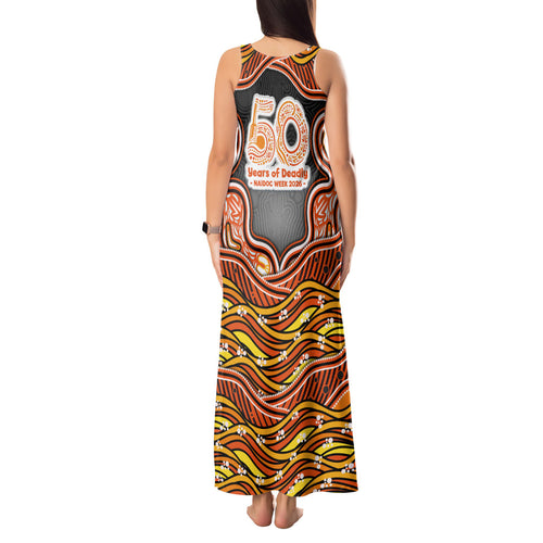 Perth Scorchers NAIDOC Week 2026 Tank Maxi Dress Aboriginal Indigenous - 50 Years of Deadly