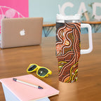 Perth Scorchers NAIDOC Week 2026 Tumbler With Handle Aboriginal Indigenous - 50 Years of Deadly