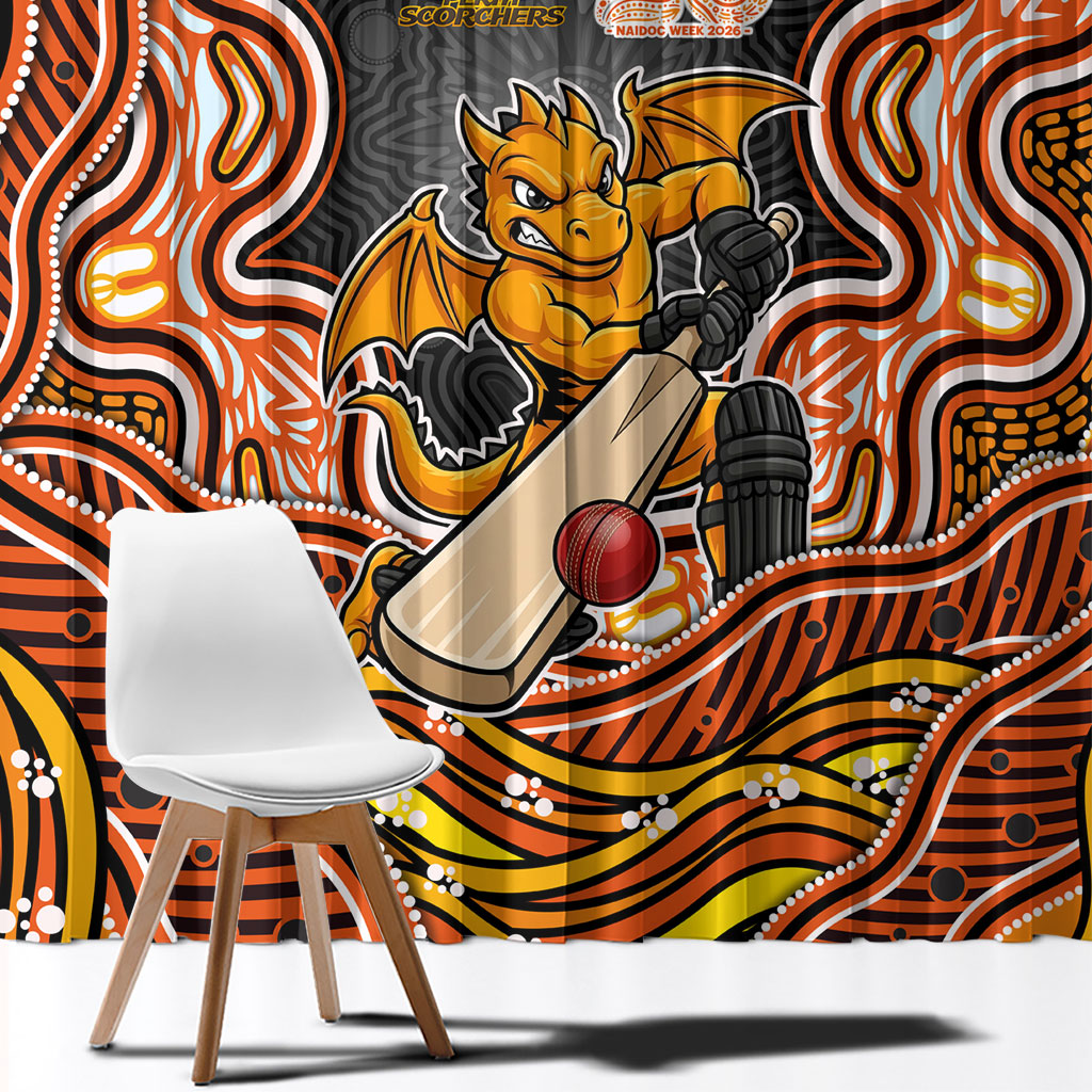 Perth Scorchers NAIDOC Week 2026 Window Curtain Aboriginal Indigenous - 50 Years of Deadly