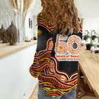 Perth Scorchers NAIDOC Week 2026 Women Casual Shirt Aboriginal Indigenous - 50 Years of Deadly