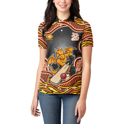 Perth Scorchers NAIDOC Week 2026 Women Polo Shirt Aboriginal Indigenous - 50 Years of Deadly