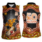 Perth Scorchers NAIDOC Week 2026 Women Sleeveless Polo Shirt Aboriginal Indigenous - 50 Years of Deadly