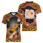 Perth Scorchers NAIDOC Week 2026 Women V-Neck T-Shirt Aboriginal Indigenous - 50 Years of Deadly