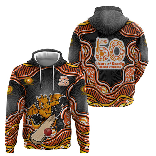 Perth Scorchers NAIDOC Week 2026 Zip Hoodie Aboriginal Indigenous - 50 Years of Deadly