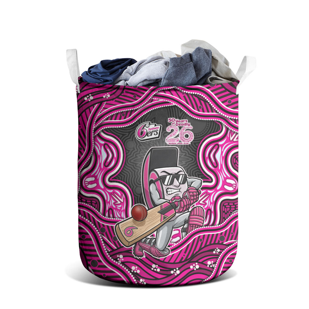 Sydney Sixers NAIDOC Week 2026 Laundry Basket Aboriginal Indigenous - 50 Years of Deadly