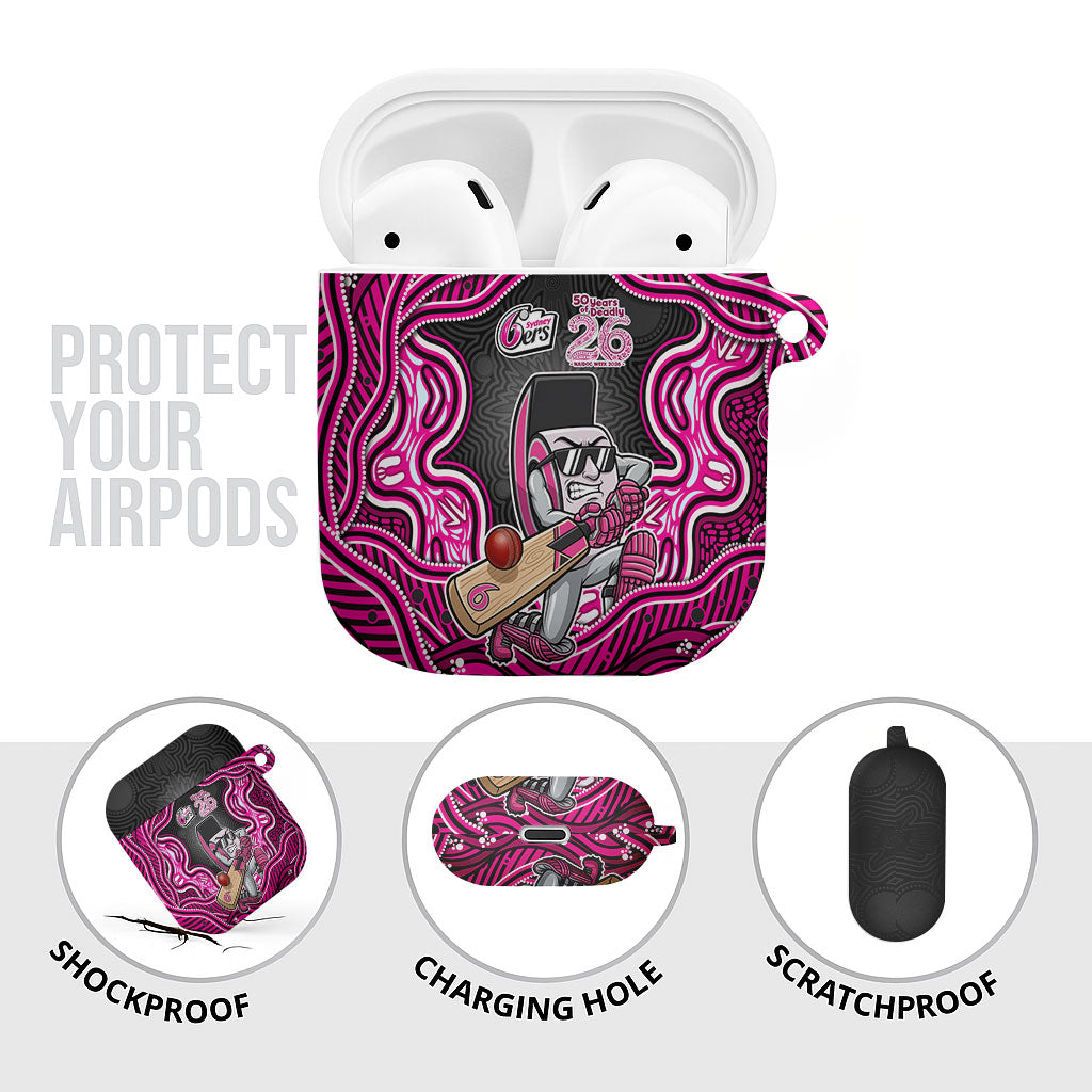 Sydney Sixers NAIDOC Week 2026 AirPods Case Aboriginal Indigenous - 50 Years of Deadly