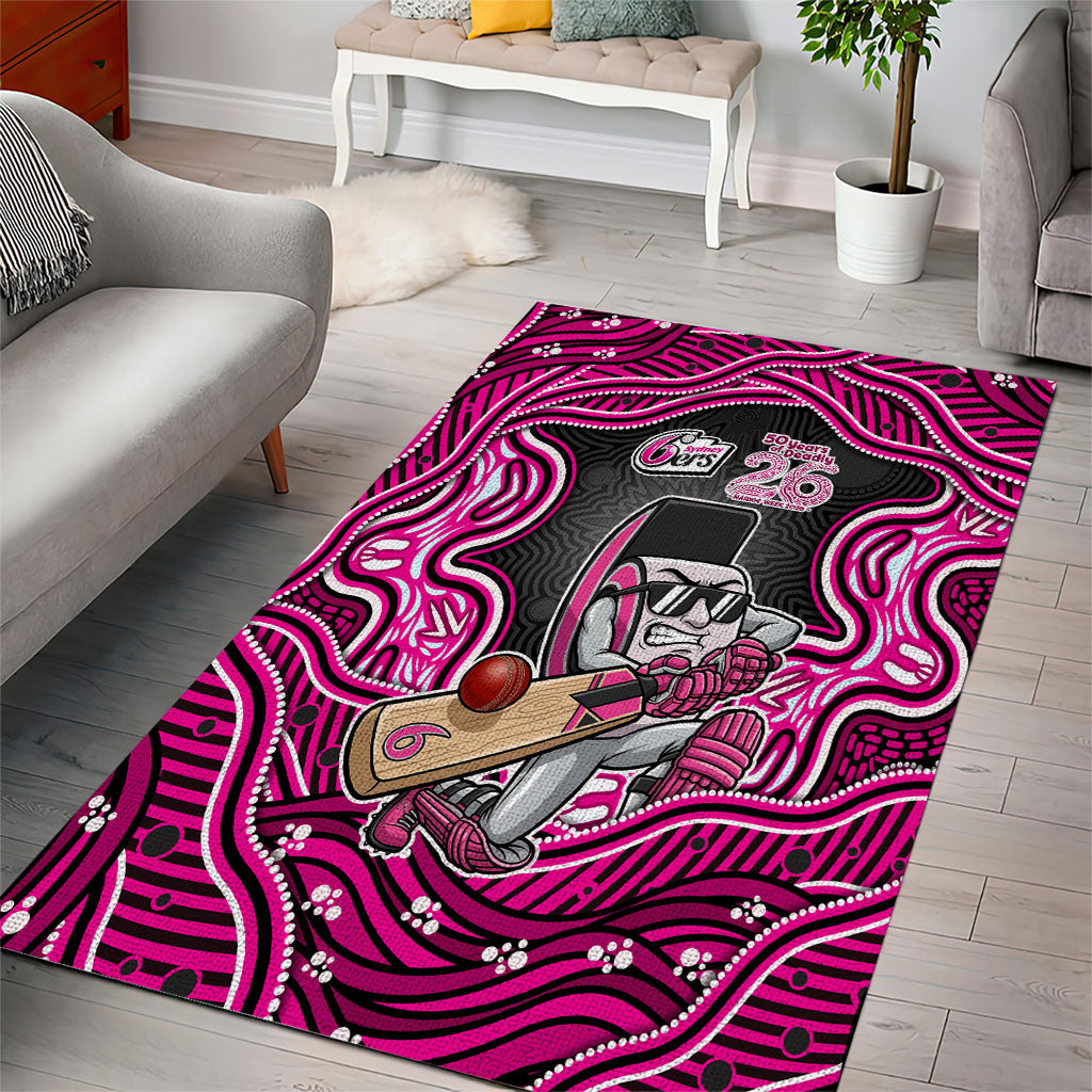 Sydney Sixers NAIDOC Week 2026 Area Rug Aboriginal Indigenous - 50 Years of Deadly