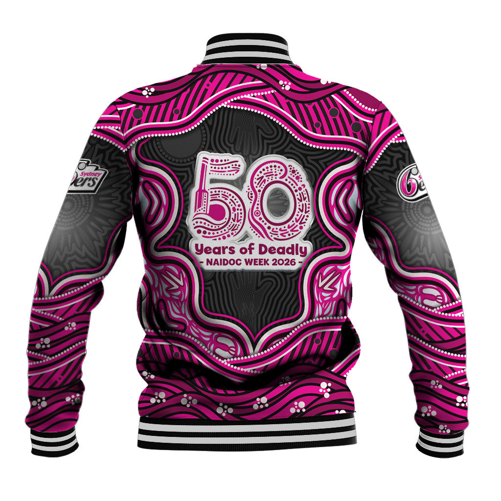 Sydney Sixers NAIDOC Week 2026 Baseball Jacket Aboriginal Indigenous - 50 Years of Deadly