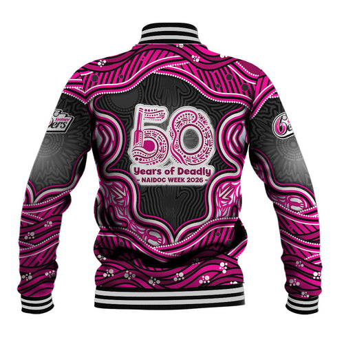 Sydney Sixers NAIDOC Week 2026 Baseball Jacket Aboriginal Indigenous - 50 Years of Deadly