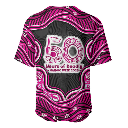 Sydney Sixers NAIDOC Week 2026 Baseball Jersey Aboriginal Indigenous - 50 Years of Deadly