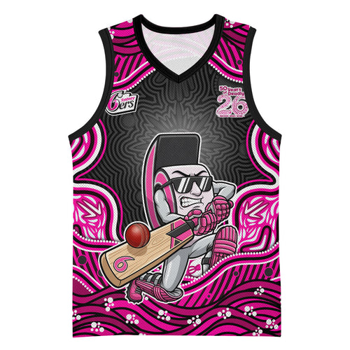 Sydney Sixers NAIDOC Week 2026 Basketball Jersey Aboriginal Indigenous - 50 Years of Deadly