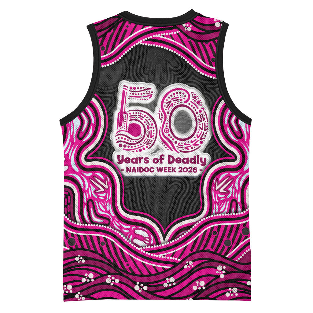 Sydney Sixers NAIDOC Week 2026 Basketball Jersey Aboriginal Indigenous - 50 Years of Deadly