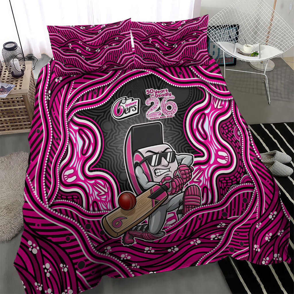 Sydney Sixers NAIDOC Week 2026 Bedding Set Aboriginal Indigenous - 50 Years of Deadly