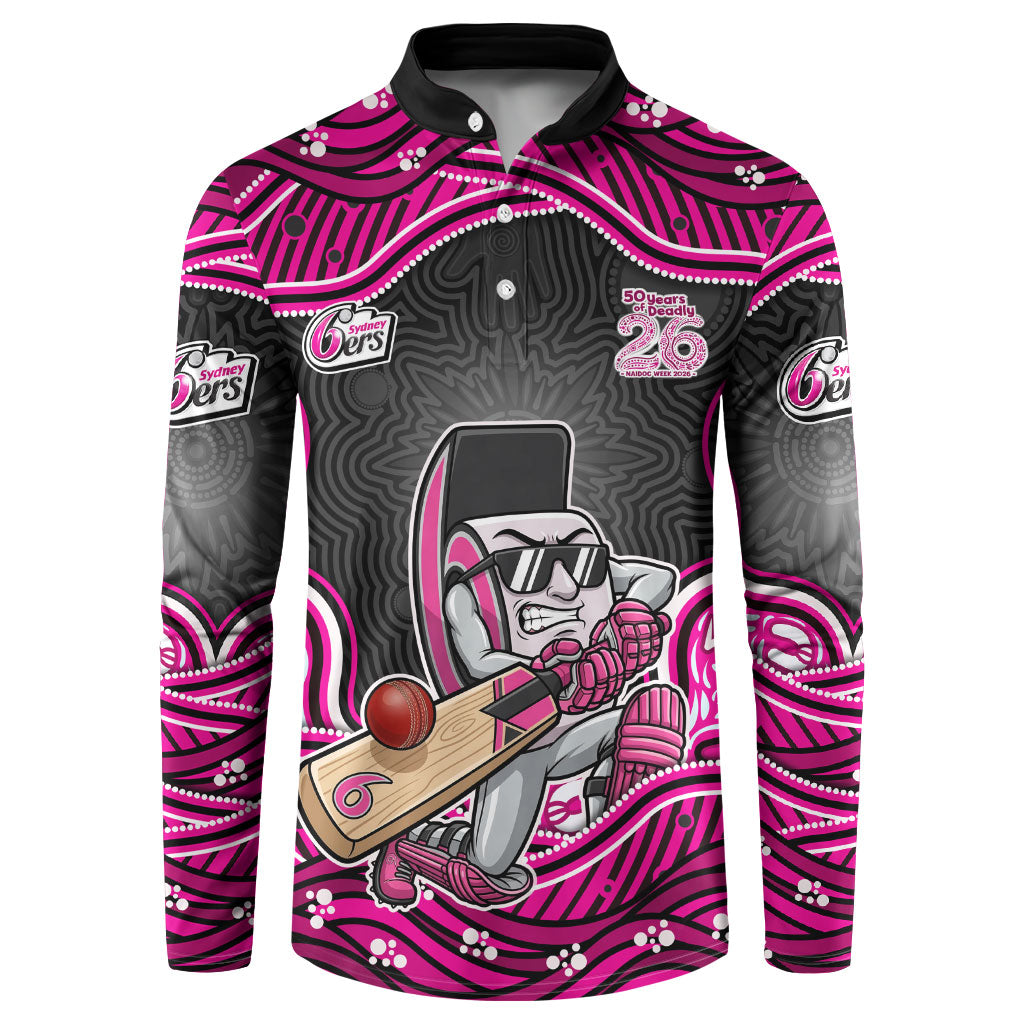 Sydney Sixers NAIDOC Week 2026 Button Sweatshirt Aboriginal Indigenous - 50 Years of Deadly