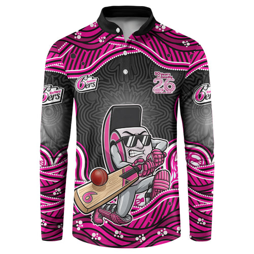 Sydney Sixers NAIDOC Week 2026 Button Sweatshirt Aboriginal Indigenous - 50 Years of Deadly