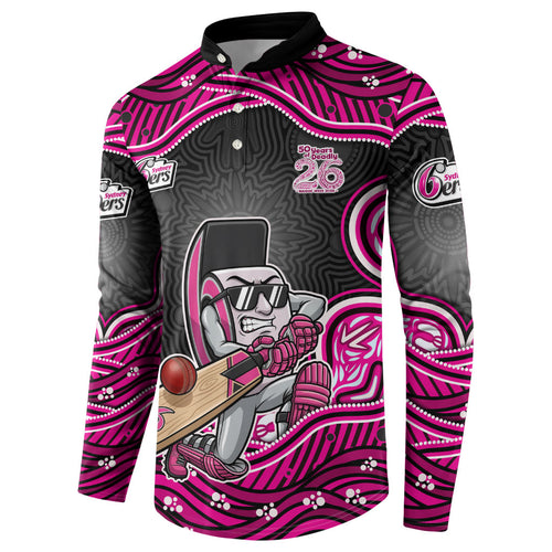 Sydney Sixers NAIDOC Week 2026 Button Sweatshirt Aboriginal Indigenous - 50 Years of Deadly