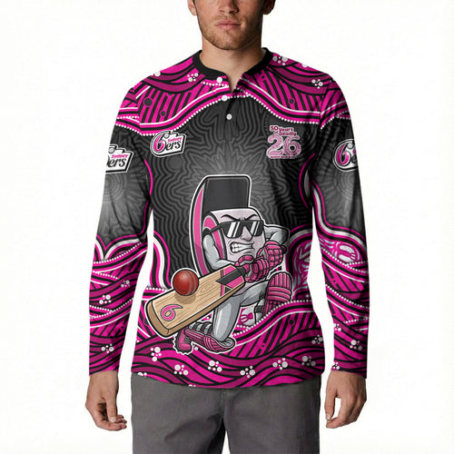 Sydney Sixers NAIDOC Week 2026 Button Sweatshirt Aboriginal Indigenous - 50 Years of Deadly